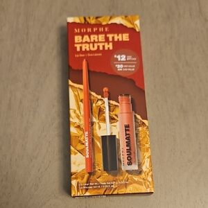NIB Morphe Soulmatte Lip Duo - Bare the Truth